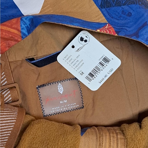 Free People- FP MOVEMENT Care FP On The Ascend Printed Insulated Ski Bib Overall - Picture 7 of 12